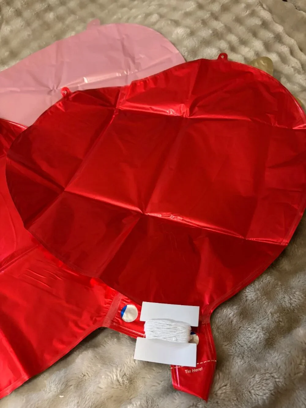 Heart Balloons 6 piece set for Birthdays, Anniversaries Wedding, Valentines Day